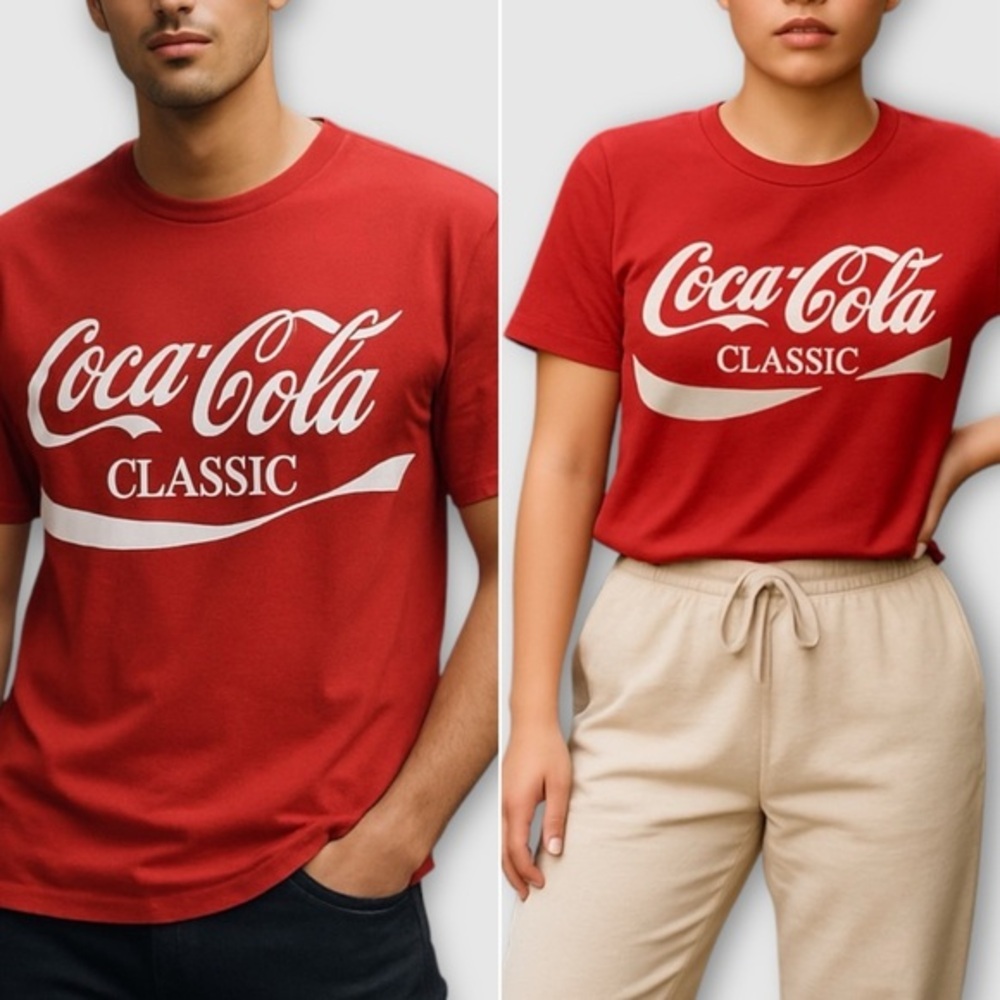 COCA COLA  T-shirt  Men size Small fits women as we…
